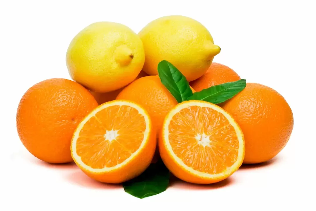 Efecto de limón y naranja