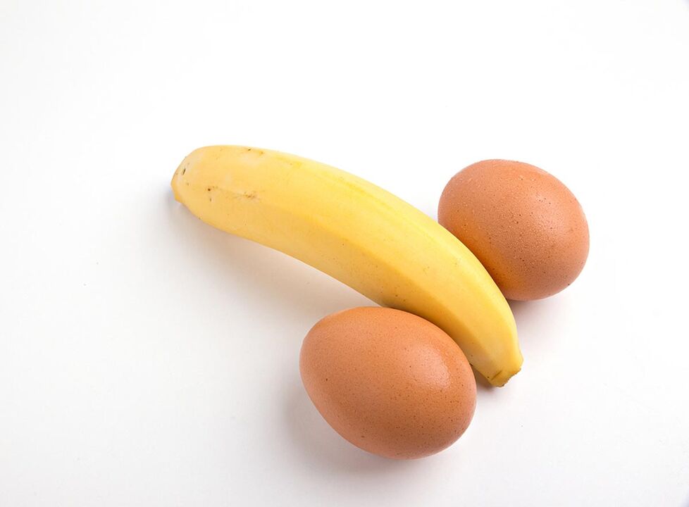 Huevos y plátanos para aumentar la potencia. 