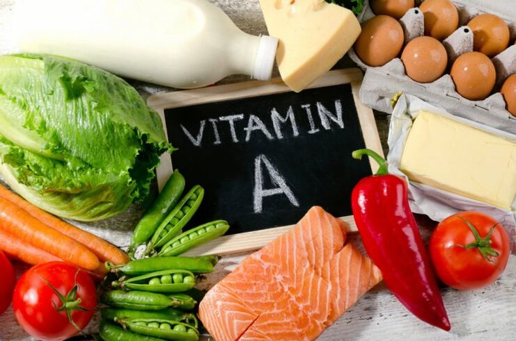 Potencia de vitamina A en los productos